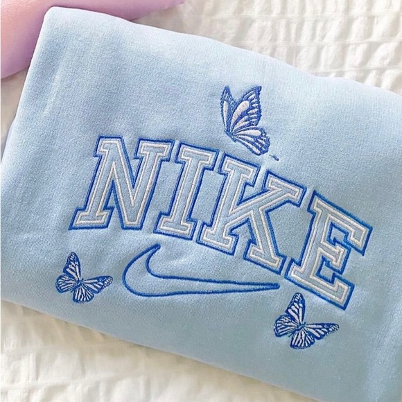 Sweaters - 💙- Nike butterflies Crewneck- 💙